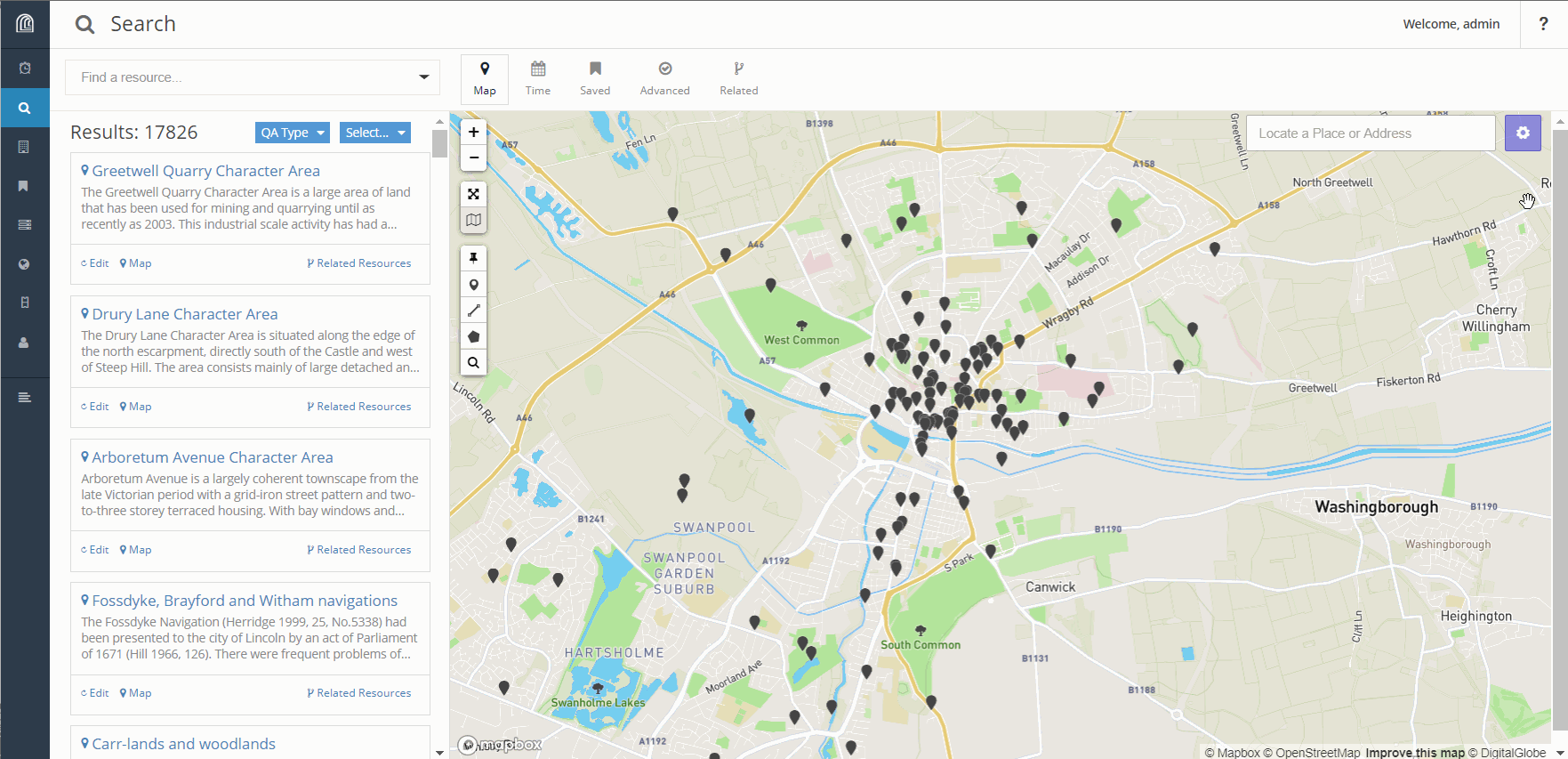 Changing basemaps